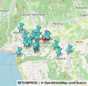 Mappa Via Giovanni XXIII, 37010 Costermano VR, Italia (1.30167)