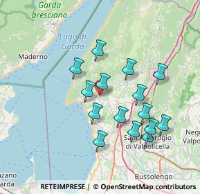 Mappa Via Giovanni XXIII, 37010 Costermano VR, Italia (6.618)