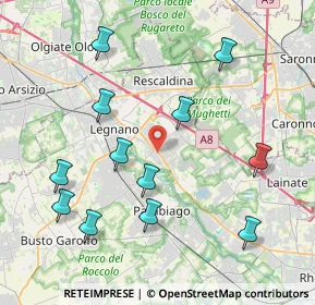 Mappa 20028 San Vittore Olona MI, Italia (4.36167)