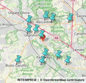 Mappa 20028 San Vittore Olona MI, Italia (3.8975)