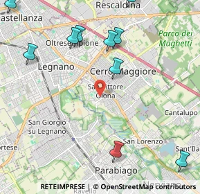 Mappa Via Divisione Sforzesca, 20028 San Vittore Olona MI, Italia (2.83364)