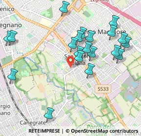 Mappa Via Divisione Sforzesca, 20028 San Vittore Olona MI, Italia (1.065)