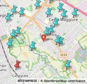 Mappa Via Divisione Sforzesca, 20028 San Vittore Olona MI, Italia (1.253)