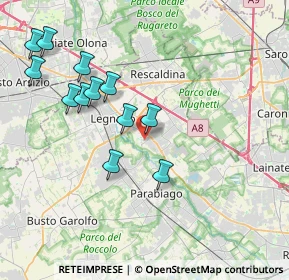 Mappa Via Divisione Sforzesca, 20028 San Vittore Olona MI, Italia (3.97333)
