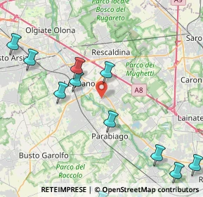 Mappa Via Divisione Sforzesca, 20028 San Vittore Olona MI, Italia (5.88385)