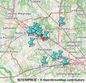Mappa Via Divisione Sforzesca, 20028 San Vittore Olona MI, Italia (5.71923)