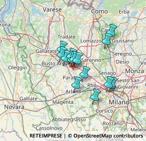 Mappa Via Divisione Sforzesca, 20028 San Vittore Olona MI, Italia (9.32214)