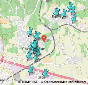 Mappa Via della Pace, 25046 Cazzago San Martino BS, Italia (1.0545)