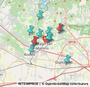 Mappa Via della Pace, 25046 Cazzago San Martino BS, Italia (2.4375)