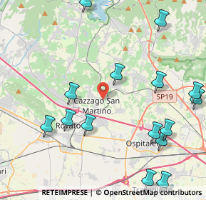 Mappa Via della Pace, 25046 Cazzago San Martino BS, Italia (5.9815)