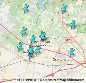 Mappa Via della Pace, 25046 Cazzago San Martino BS, Italia (3.73538)