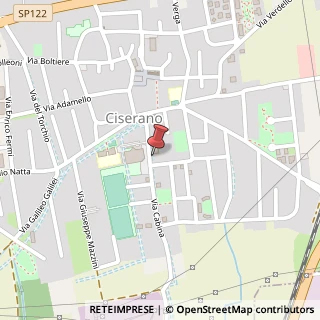 Mappa Via Cabina, 23, 24040 Pessano con Bornago, Milano (Lombardia)