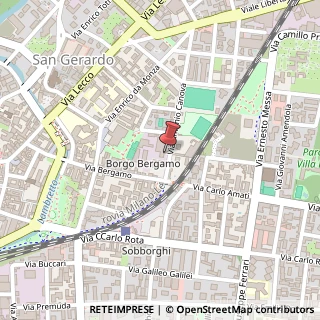 Mappa Via Antonio Canova, 3, 20900 Monza, Monza e Brianza (Lombardia)