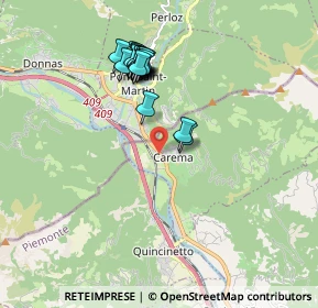 Mappa SS 26 della Valle d'Aosta, 10010 Carema TO, Italia (1.714)