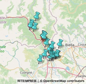 Mappa SS 26 della Valle d'Aosta, 10010 Carema TO, Italia (10.68053)