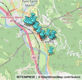 Mappa SS 26 della Valle d'Aosta, 10010 Carema TO, Italia (0.5875)