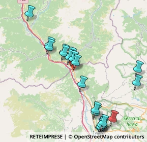 Mappa SS 26 della Valle d'Aosta, 10010 Carema TO, Italia (8.853)