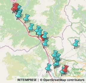 Mappa SS 26 della Valle d'Aosta, 10010 Carema TO, Italia (9.691)