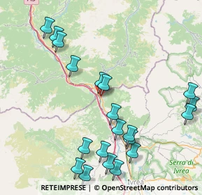 Mappa SS 26 della Valle d'Aosta, 10010 Carema TO, Italia (9.616)