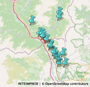 Mappa SS 26 della Valle d'Aosta, 10010 Carema TO, Italia (5.72467)