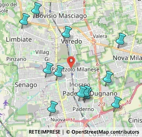 Mappa Via Gabrio Casati, 20037 Paderno Dugnano MI, Italia (2.315)