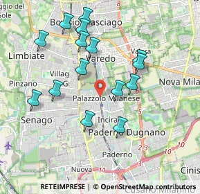 Mappa Via Gabrio Casati, 20037 Paderno Dugnano MI, Italia (1.87267)