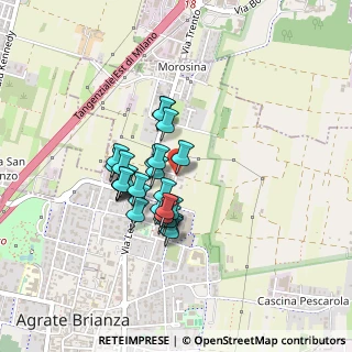 Mappa Via Vergana, 20864 Agrate Brianza MB, Italia (0.32222)