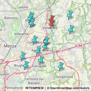 Mappa Via Vergana, 20864 Agrate Brianza MB, Italia (4.07938)