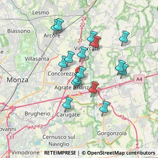 Mappa Via Vergana, 20864 Agrate Brianza MB, Italia (3.25875)