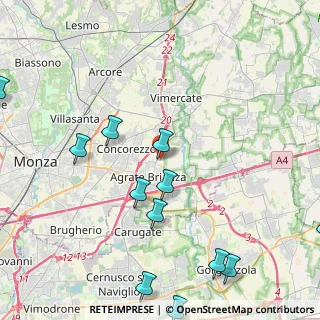 Mappa Via Vergana, 20864 Agrate Brianza MB, Italia (5.87615)
