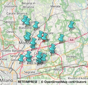 Mappa Via Vergana, 20864 Agrate Brianza MB, Italia (6.7345)