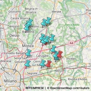 Mappa Via Vergana, 20864 Agrate Brianza MB, Italia (6.47588)