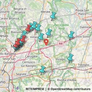 Mappa Via 25 Aprile, 20873 Cavenago di Brianza MB, Italia (9.0215)
