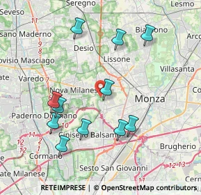 Mappa Via 20835, 20835 Muggiò MB, Italia (3.94818)