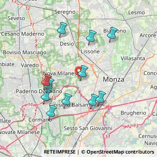 Mappa Via 20835, 20835 Muggiò MB, Italia (3.94818)