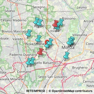 Mappa Via 20835, 20835 Muggiò MB, Italia (3.37938)