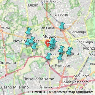 Mappa Via 20835, 20835 Muggiò MB, Italia (1.39357)