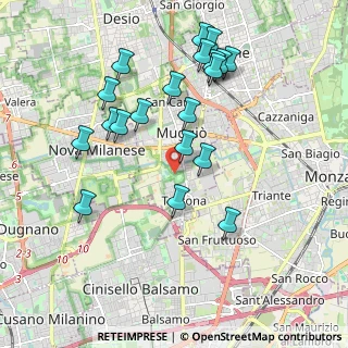 Mappa Via 20835, 20835 Muggiò MB, Italia (1.985)