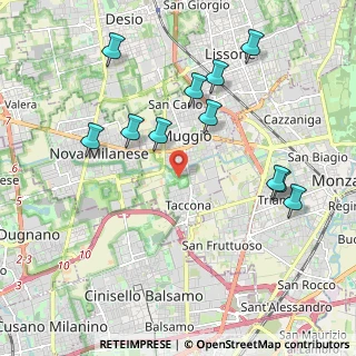 Mappa Via 20835, 20835 Muggiò MB, Italia (2.12545)
