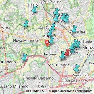 Mappa Via 20835, 20835 Muggiò MB, Italia (2.2525)
