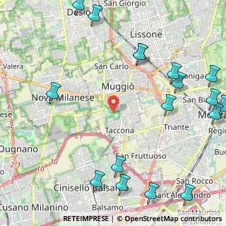 Mappa Via 20835, 20835 Muggiò MB, Italia (3.09588)