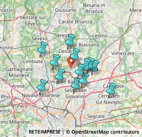 Mappa Via 20835, 20835 Muggiò MB, Italia (5.00769)