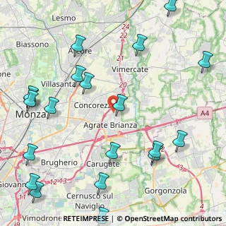 Mappa Via Fratelli Kennedy, 20864 Agrate Brianza MB, Italia (5.8475)