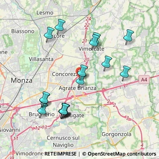 Mappa Via Fratelli Kennedy, 20864 Agrate Brianza MB, Italia (4.22529)