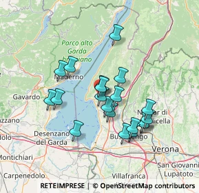 Mappa Via Salita degli Olivi, 37010 Costermano VR, Italia (11.9565)