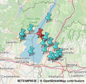 Mappa Via Salita degli Olivi, 37010 Costermano VR, Italia (11.3225)