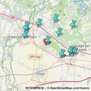Mappa Via Martinelli, 25033 Cologne BS, Italia (4.11462)