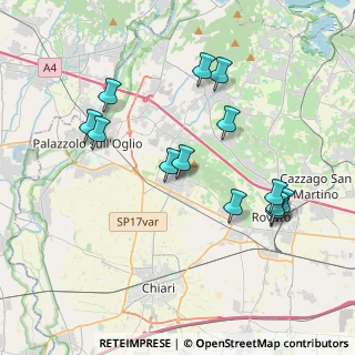 Mappa Via Martinelli, 25033 Cologne BS, Italia (3.82615)