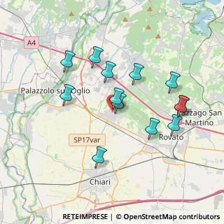 Mappa Via Martinelli, 25033 Cologne BS, Italia (3.45846)