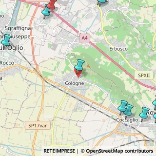 Mappa Via Tese, 25033 Cologne BS, Italia (3.92357)